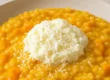 Risotto alla zucca e crema di ricotta
