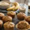 Muffin alla banana e avena